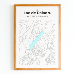 affiche du lac de paladru